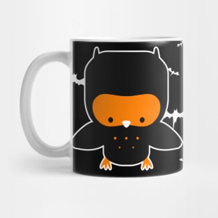 Happy Halloween - Black and Orange Owl Mug